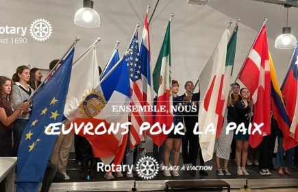 La présentation des drapeaux